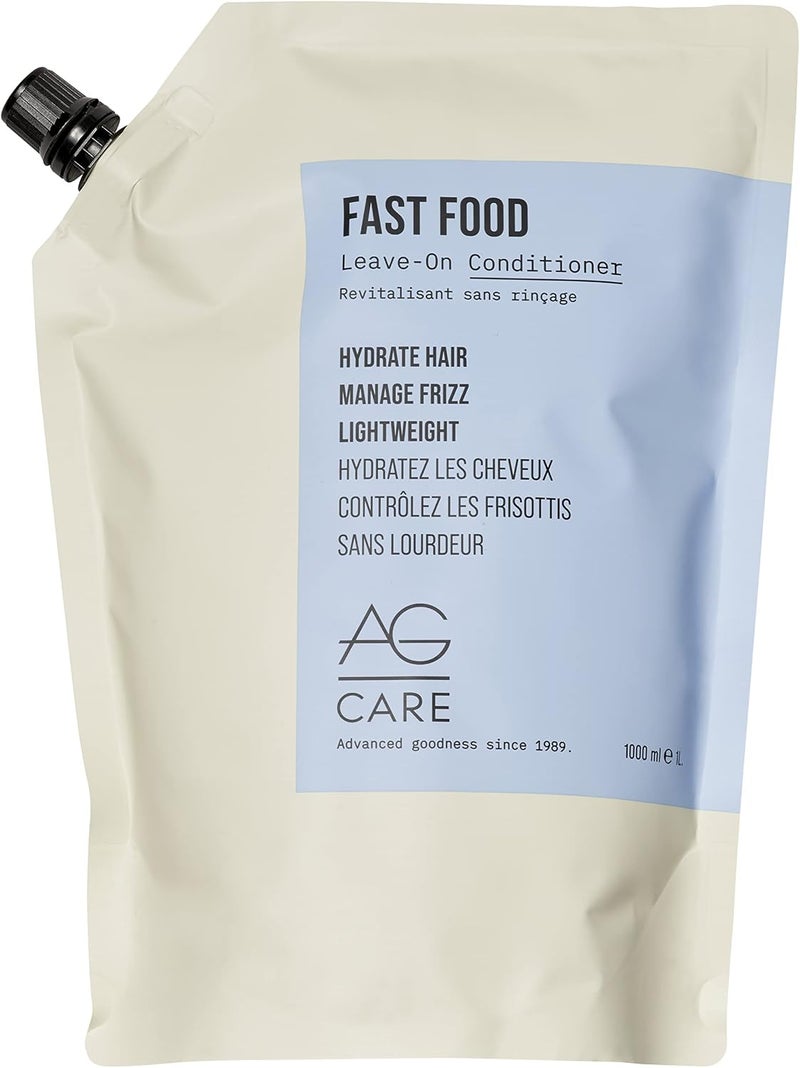 AG Care Fast Food Leave On Conditioner 338 Fl Oz - Image 1