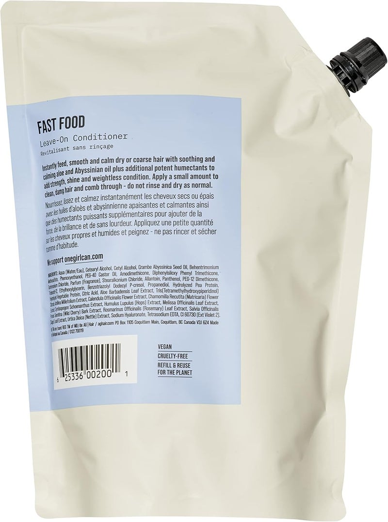 AG Care Fast Food Leave On Conditioner 338 Fl Oz - Image 2