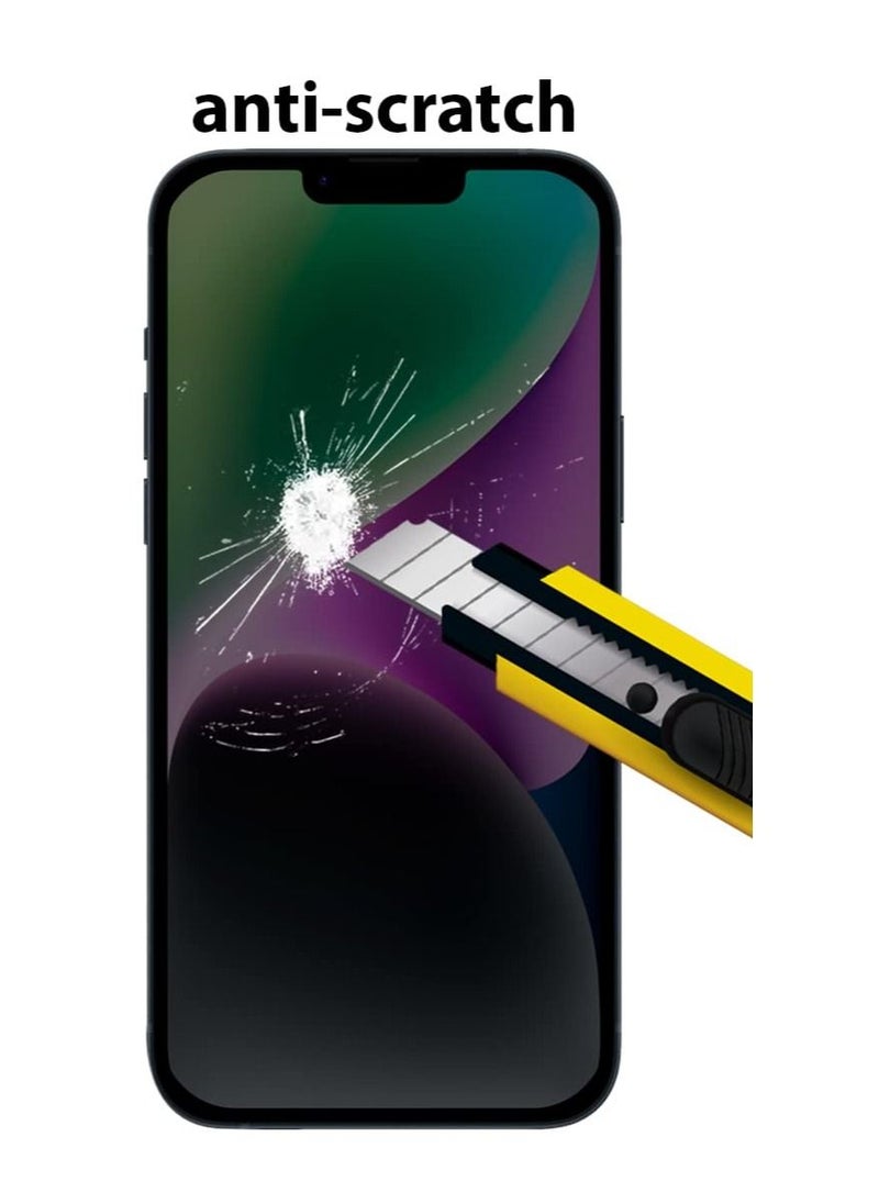 بورتوني iPhone 14 Plus / 13 Pro Max واقي شاشة للخصوصية 9H مضاد للتجسس بغشاء داكن حافظة واقية زجاج مقوى خالٍ من الفقاعات لهاتف Apple iPhone 14Plus / 13 Pro Max 6.7 بوصة 2022  - Image 4