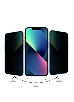 BORTONY iPhone 14 Plus /13 Pro Max Privacy Screen Protector 9H Anti Spy Dark Film Guard Case Friendly Bubble Free Tempered Glass for Apple iPhone 14Plus/13 Pro Max 6.7 Inch 2022  - Image 2