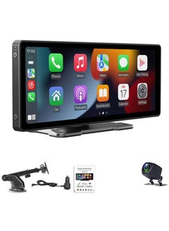 AROAQ 9.3 Inch Car Touch Screen Wireless Carplayer Android Auto Car Portable Radio Bluetooth MP5 with Mirror Link FM Transmitter AUX Output USB TF  - Image 1