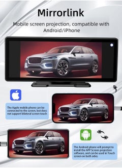 AROAQ 9.3 Inch Car Touch Screen Wireless Carplayer Android Auto Car Portable Radio Bluetooth MP5 with Mirror Link FM Transmitter AUX Output USB TF  - Image 5