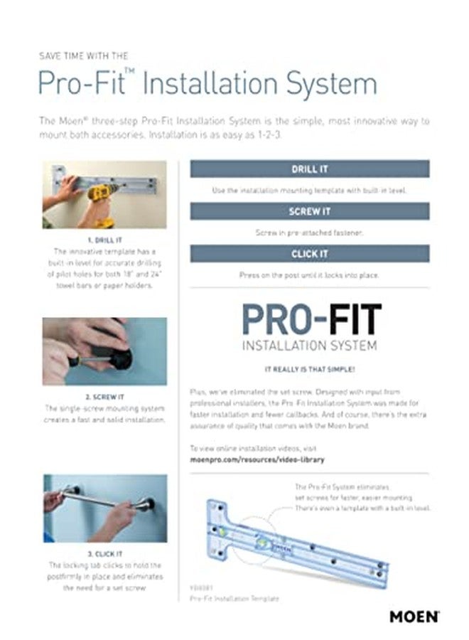 Moen YB2386BL Glyde -Towel Ring, Matte Black - Image 2