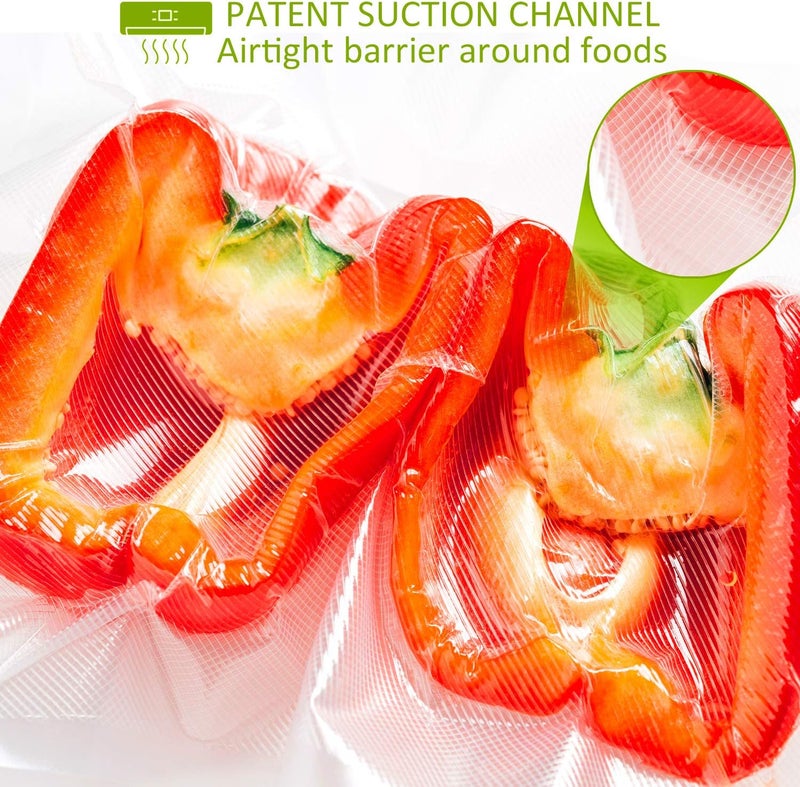 Potane Vacuum Sealer Bags, Precut 150 Gallon 11x16, Quart 8x12, Pint 6x10, Smell-Proof, Puncture Prevention and Heavy duty. Commercial Grade - Image 3