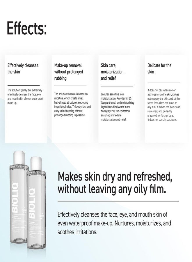 بايولك بيوليك - محلول ميسيلار منظف - منظف لطيف للبشرة مع بروفيتامين B5 وعوامل مرطبة، تركيبة خالية من البارابين لبشرة ناعمة - 200 مل - Image 4