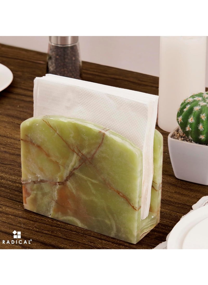 RADICALn - RADICALn Marble Napkin Holder is perfect for wall decoration countertop decoration coffee table elegant paper towel holder for kitchen - Image 1