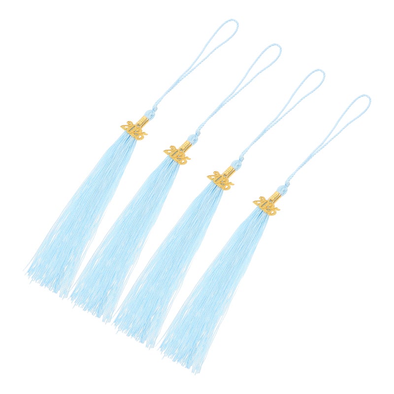 4pcs Graduation Cap Tassel Charms Set Doctoral Hat Accessories With 2025 Charms Stylish Grad Hat Tassels For Graduation Season - Image 4