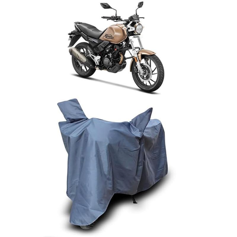MADAFIYA Waterproof Two Wheeler Cover for Hero XPulse 200T Bike All Season Protection Bike Cover for Rain & Sun (Grey) - Image 1