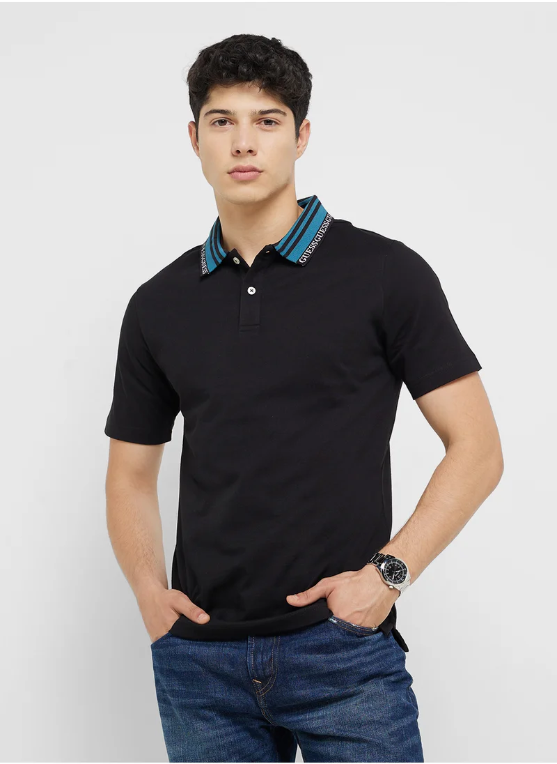 GUESS Short Sleeve Polo