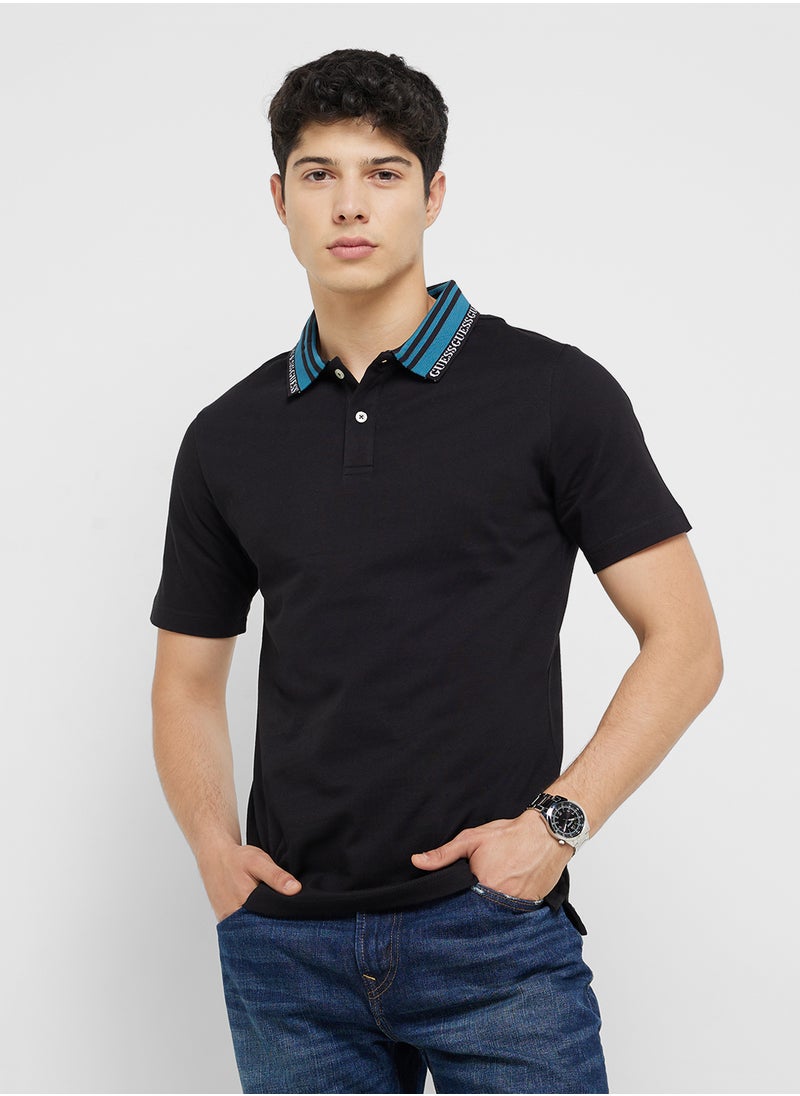 GUESS Short Sleeve Polo  - Image 1