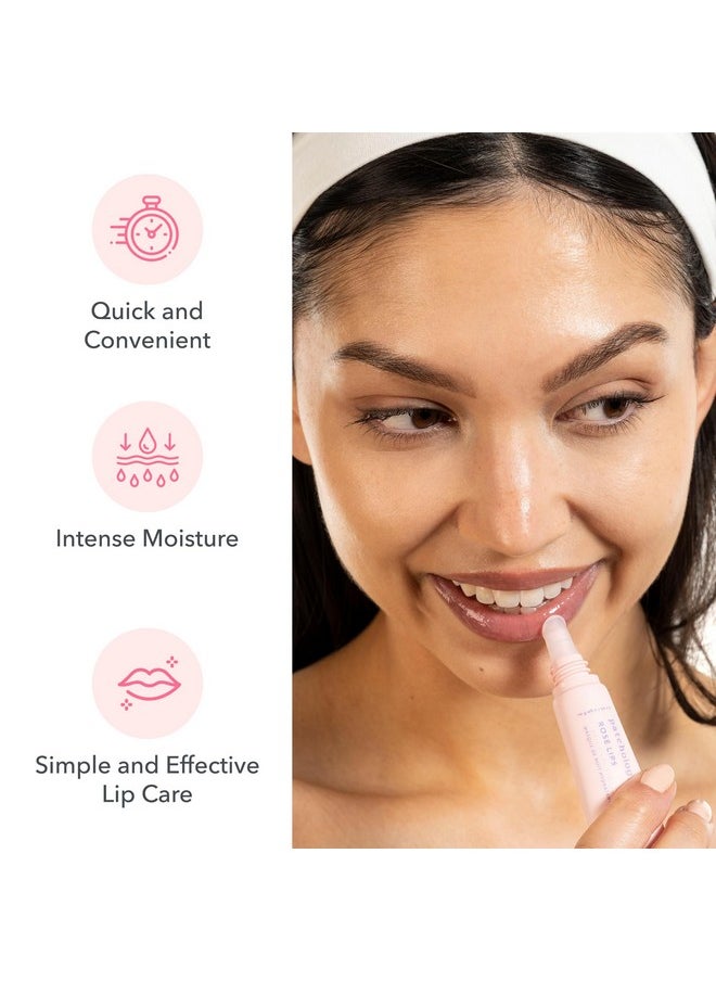 Patchology - Patchology Rosé Lip Sleeping Mask - Overnight Lip Mask with Hyaluronic Acid and Resveratrol - Hydrating and Repairing Lip Gloss Treatment softens and heals dry cracked lips (14.7 ml) - Image 1