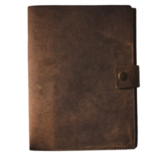 Modest Goods Refillable Leather Journal | Premium Lined A5 Notebook Cover | 200 Ruled Writing Pages | Card Holder Slot | Leather Bound Journals for Men & Women, Best Gift Travel Diary, Cool Planner - Image 1