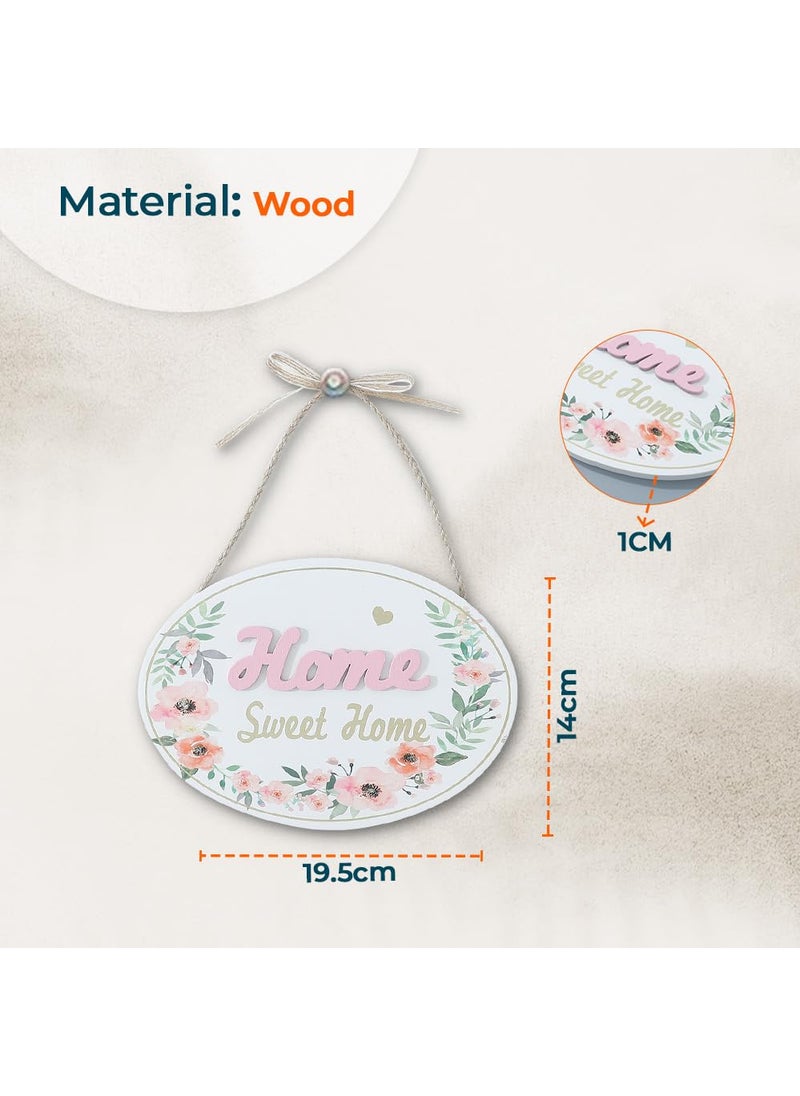 Kuber Industries Kuber Industries Door Decor PanelWall Hanging Wooden Frame Board White  - Image 2
