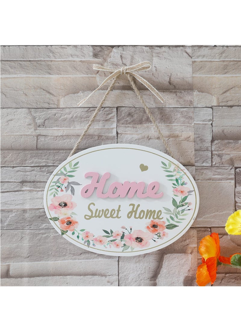 Kuber Industries Kuber Industries Door Decor PanelWall Hanging Wooden Frame Board White  - Image 1