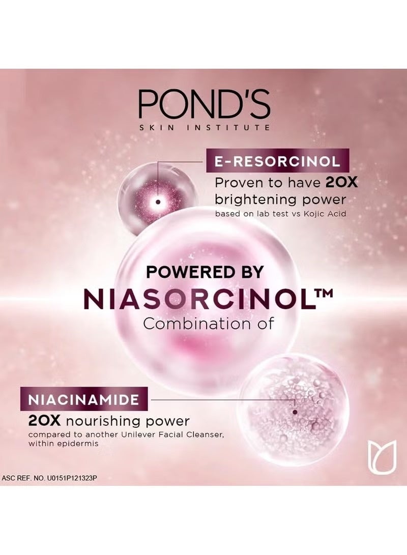 Pond's POND’S Bright Miracle Ultimate Clarity Niasorcinol Facial Foam 100g Pack of 3 | Latest & Upgraded Formula | 20x Brightening & Nourishment Power | Gently Deep Cleanse & Smooth Skin - Image 4
