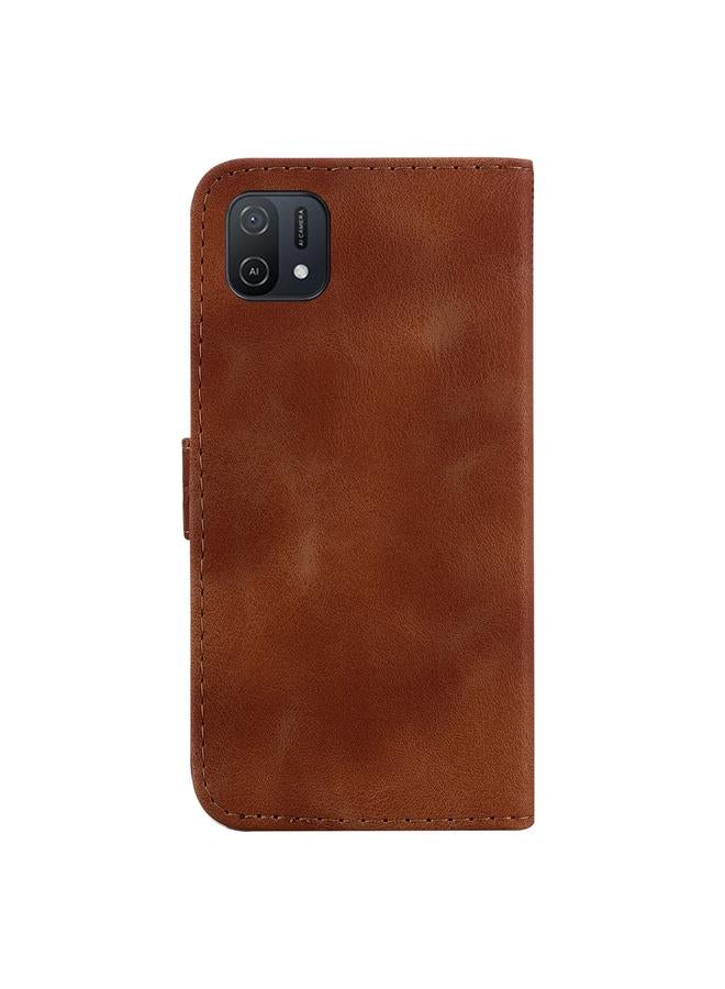 اس-توب جراب لهاتف OPPO A16K، جراب جلدي منقوش على شكل سبعة أشكال - Image 3