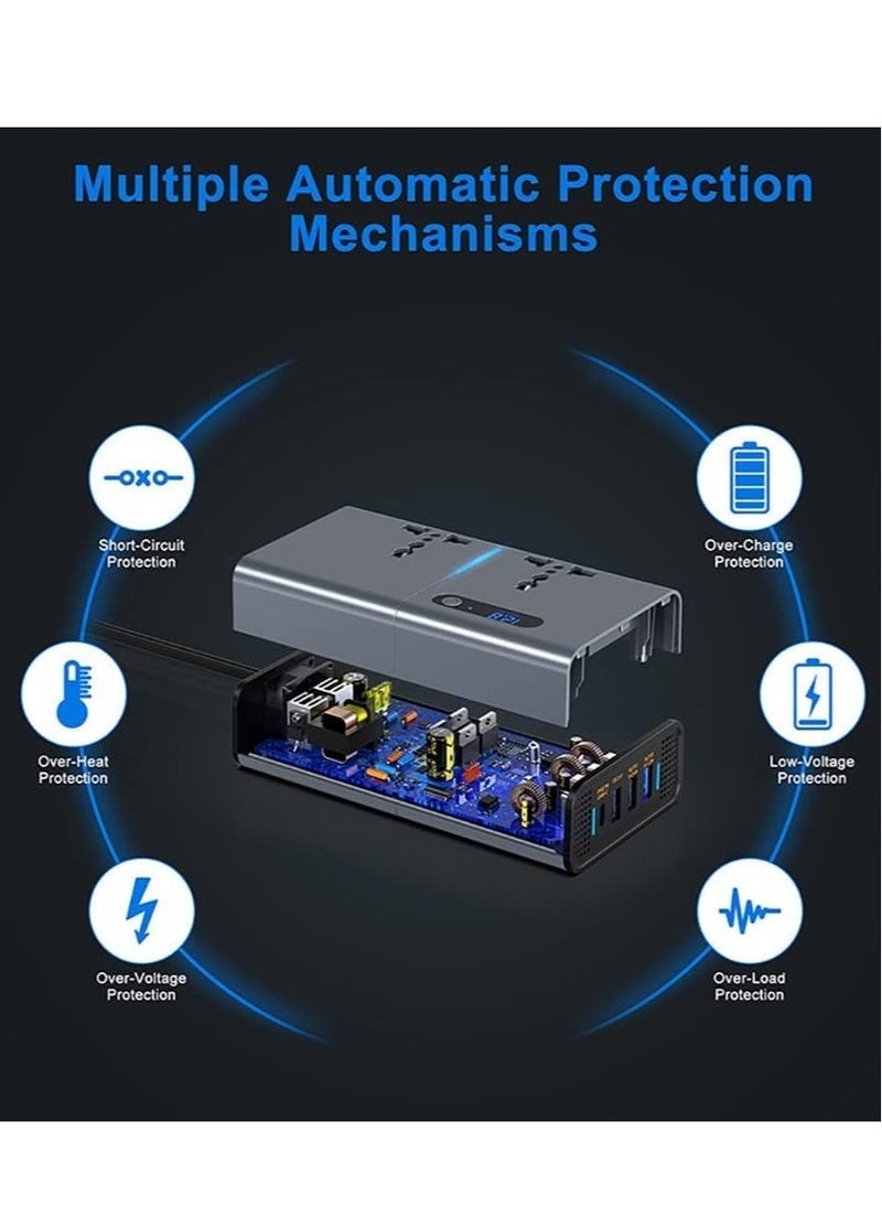 JAJEEK - "New Versatile 200W Car Inverter – Efficient Charging for Cars, SUVs, and Trucks" - Image 1