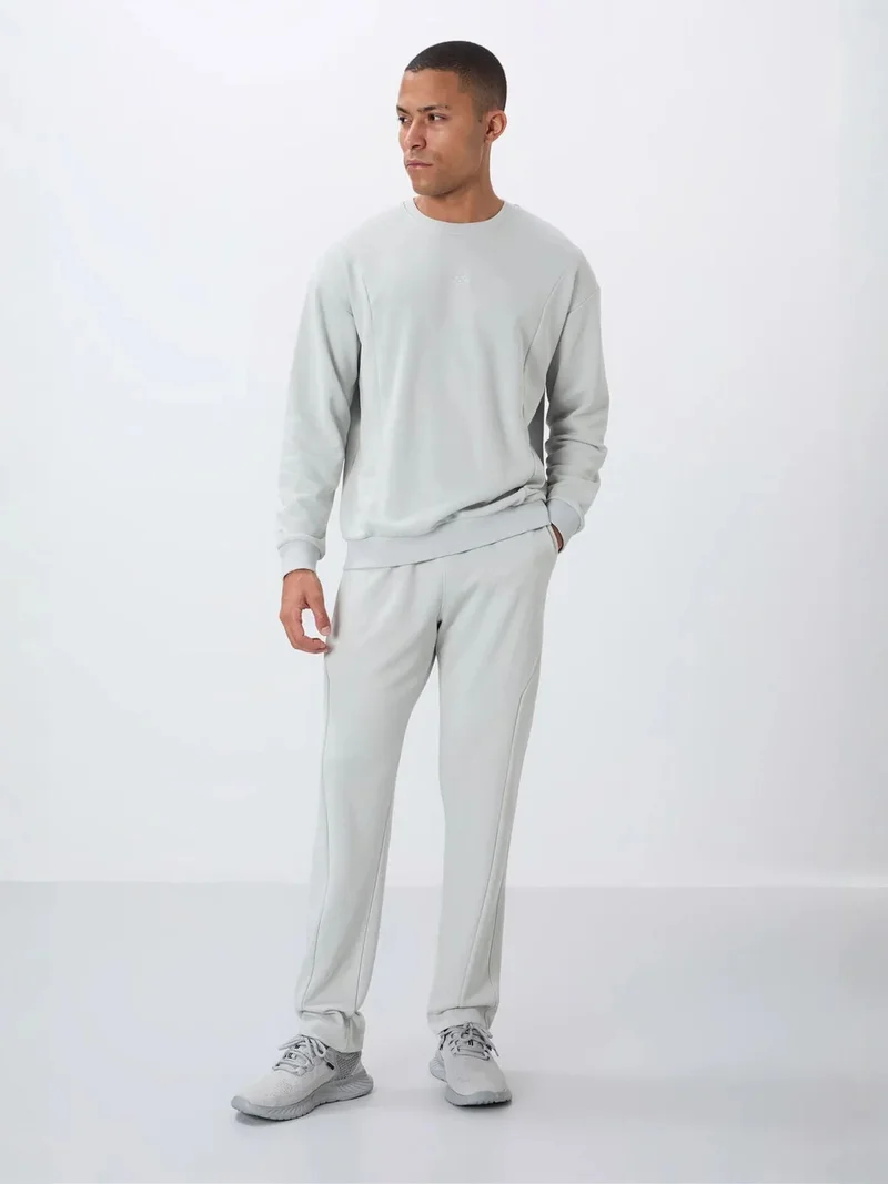 تومي لايف TOMMY Men's Cotton-Polyester Fleece Sweatshirt And Pants Set