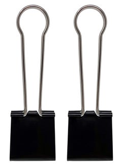 Binder Clips Super Extra Large 2-1/3In Black (2-Pack)