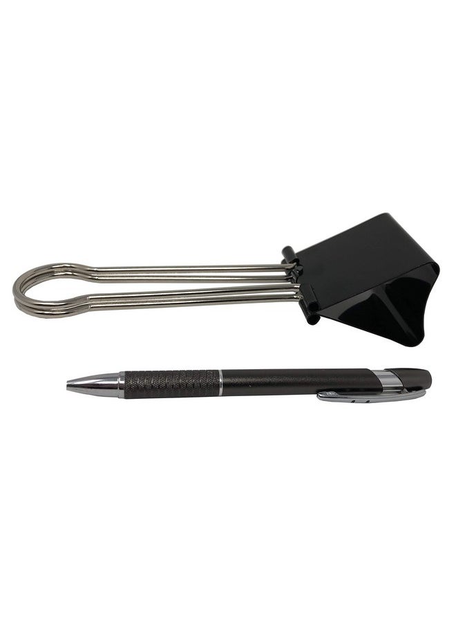 Clipco Binder Clips Super Extra Large 2-1/3In Black (2-Pack)  - Image 4