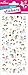 Playhouse Micro Mini Glitter Accent Sticker Sheet for Crafts Trading Collecting Rainbow Unicorns 1 Pack - Image 3