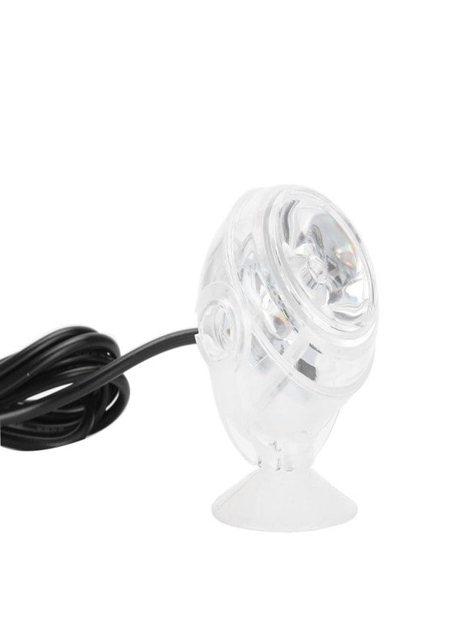 Chiffonade LED Aquarium Light Waterproof Gradient Spot Light Submersible Fish Tank Lighting with Suction Cup for Freshwater Seawater Decor(US Plug Colorful) - Image 1