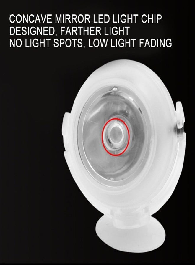 Chiffonade LED Aquarium Light Waterproof Gradient Spot Light Submersible Fish Tank Lighting with Suction Cup for Freshwater Seawater Decor(US Plug Colorful) - Image 5