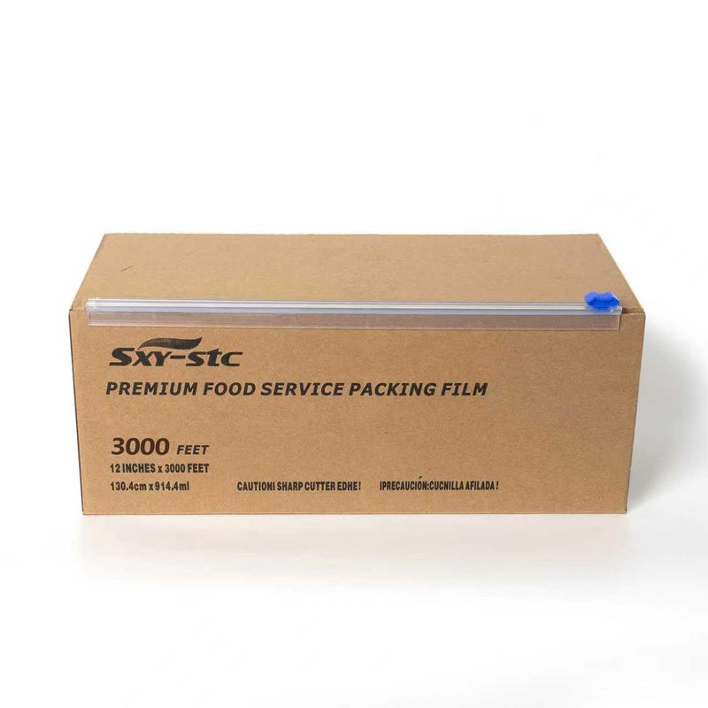 SXY-STC 12 Inch x 3000 Feet Plastic Cling Wrap - Image 4