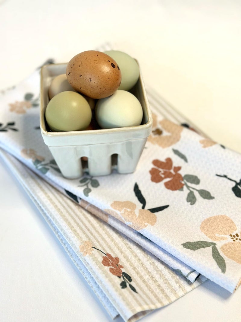 Trig Kitchen Towel. Tea Towel. Dish Cloth. Double Sided Design. Quick Dry Waffle Weave Microfiber. Highly Absorbent. Designer Prints. Modern. 2 Pack. Grace. - Image 2