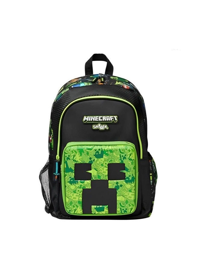 Minecraft School Bags for Teens, Backpacks for Men and Women, Travel Bags, Minecraft Printed Personality Casual Sports Backpack - Image 1