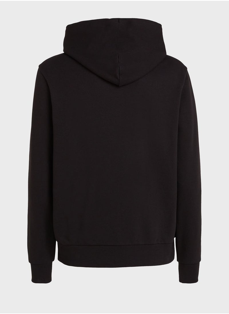 CALVIN KLEIN - Cut Out Shadow Logo Hoodie - Image 1