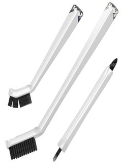 The Crown Choice The Crown Choice Grout Cleaning Brushes Set (3 Pack) - Deep Cleaner Small Multi-Purpose Scrub Brush Set with Stiff Nylon Bristles to Clean Corners, Spaces, Tile, Shower, Window, Door Track, Floors  - Image 1