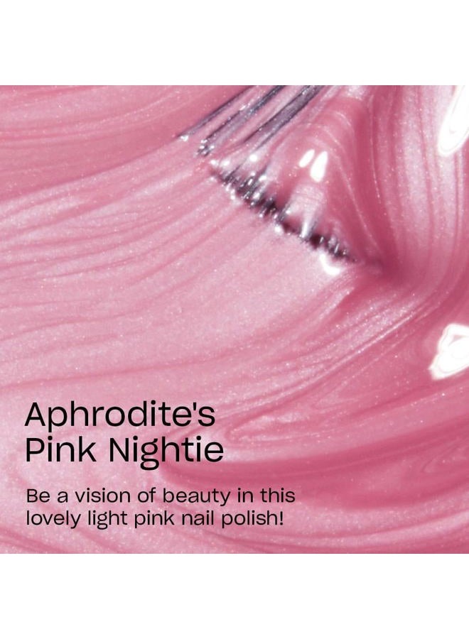 OPI Nail Lacquer Aphrodite's Pink Nightie | Sheer Soft Pink Pearl Chip Resistant Nail Polish | Vegan, Fast Drying, Streak Free - Image 3
