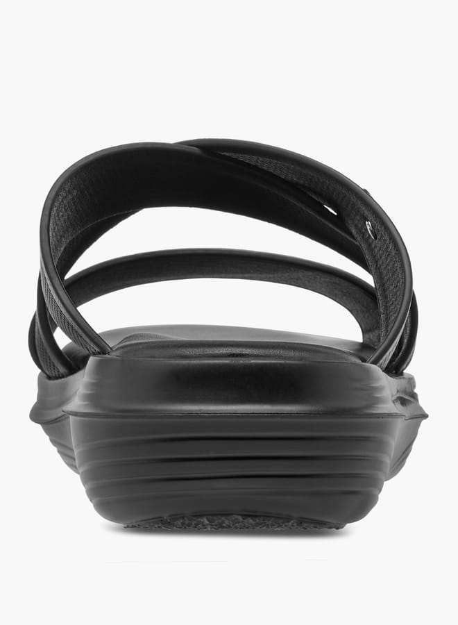 Le Confort Men's Cross Strap Slip-On Sandals  - Image 3