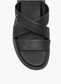 Le Confort Men's Cross Strap Slip-On Sandals  - Image 4