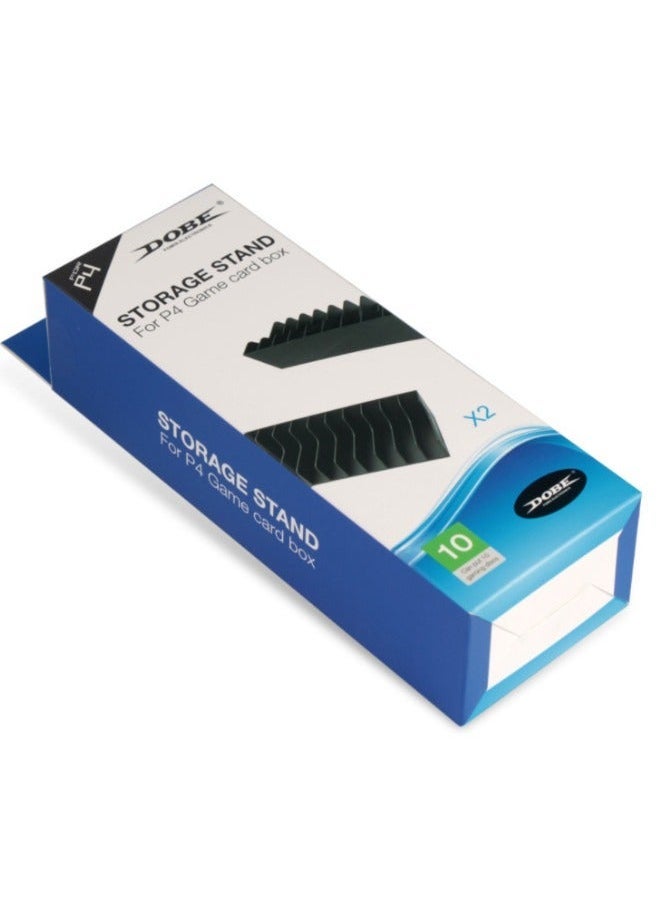 PS5/4 CD Disks Card Holder, Game Card Box for Play Station 5/4, Game CD Case Storage Stand Holder Bracket for Playstation 5 4 (Holds 20 Disks, Black) - Image 5