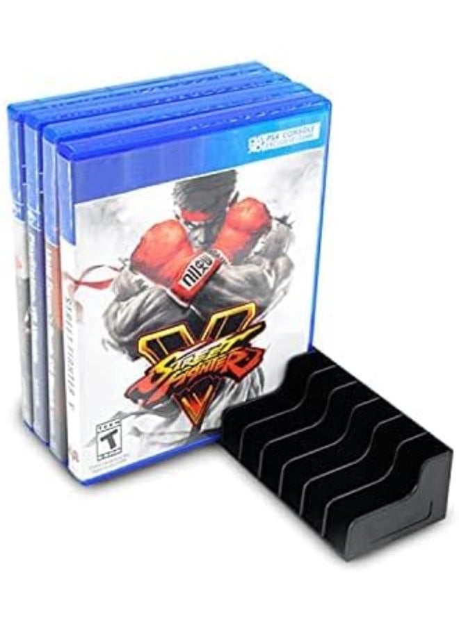 PS5/4 CD Disks Card Holder, Game Card Box for Play Station 5/4, Game CD Case Storage Stand Holder Bracket for Playstation 5 4 (Holds 20 Disks, Black) - Image 4