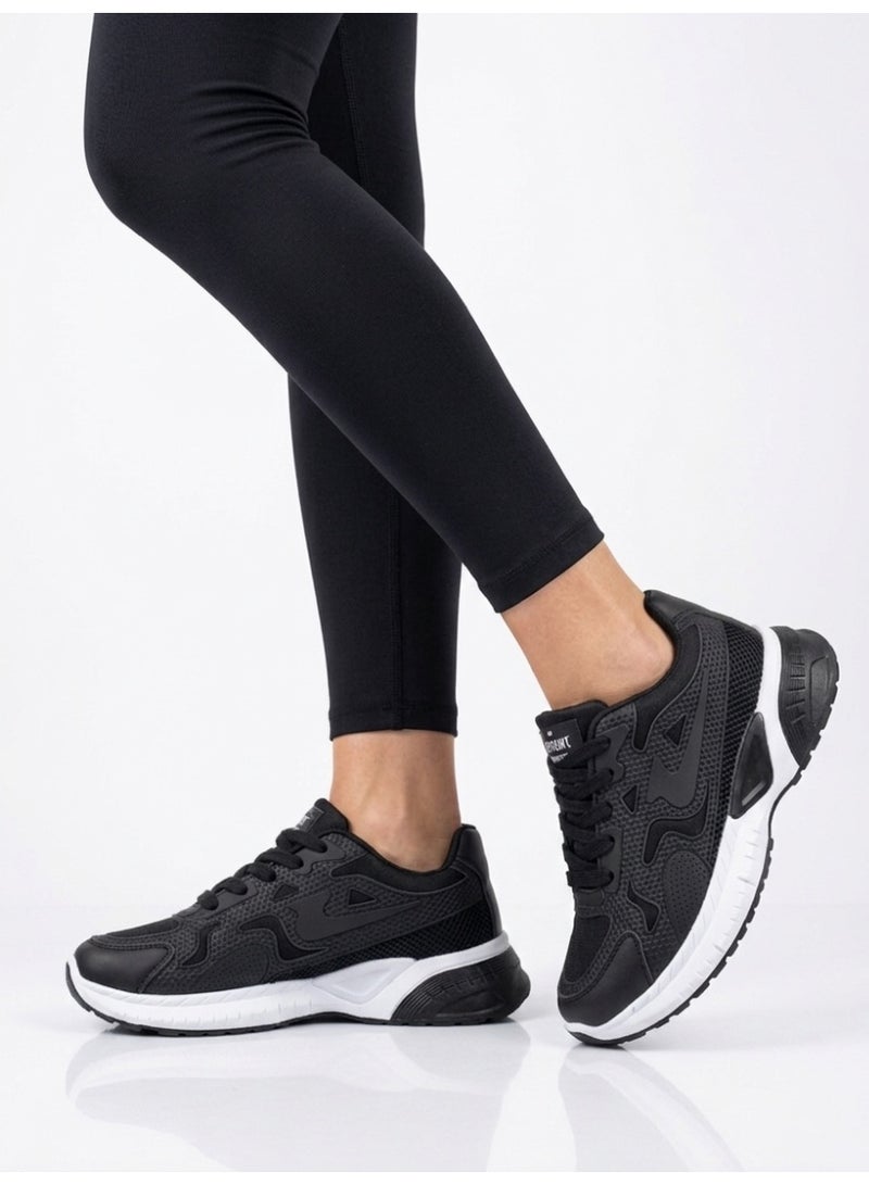 فيبراندا كوتشي نسائي أنيق بتصميم عصري يمنحك مظهرًا شبابيًا L-15-اسود - Image 1