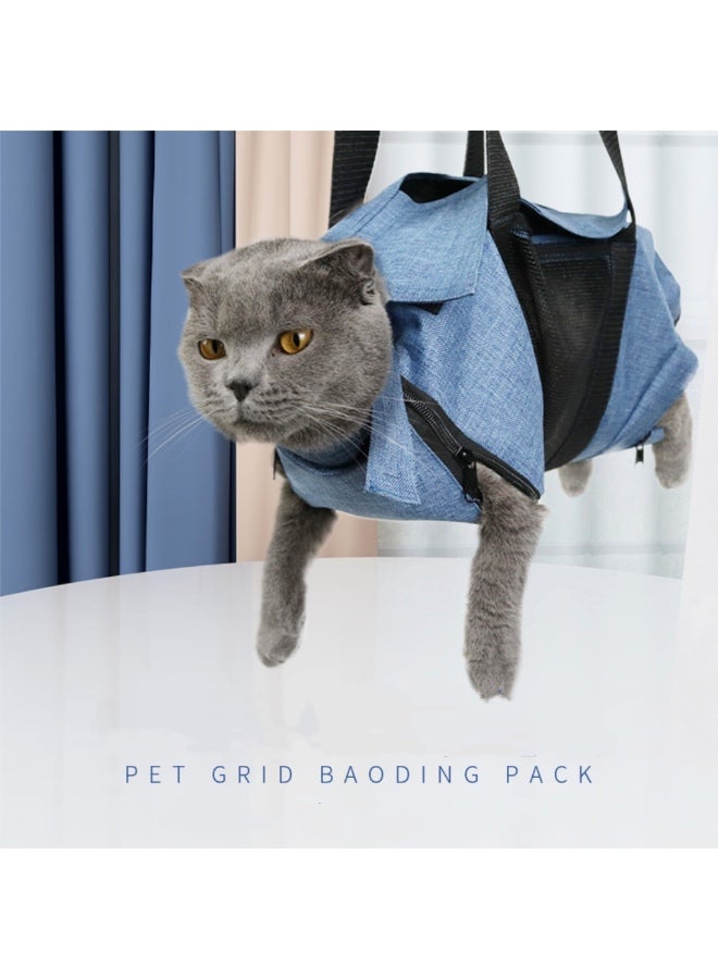 Grooming Bag is Designed for Restraining Your Pet During Claw Care, Nail Trimming, Anti-Scratching Grooming, and Medical Examinations - Image 1
