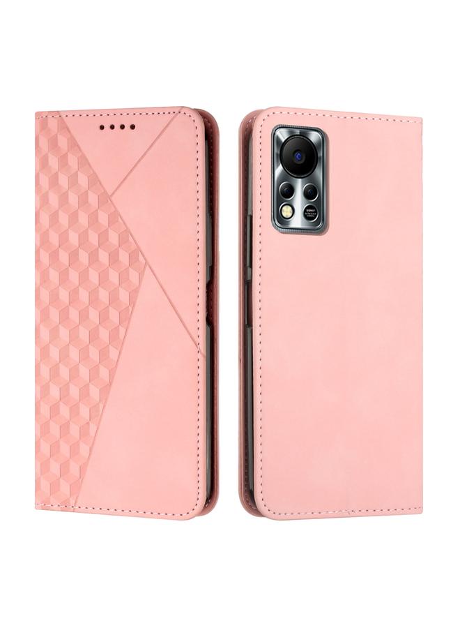 اس-توب جراب لهاتف Infinix Hot 11S NFC Diamond Splicing Skin Feel Magnetic Leather Phone Case - Image 1