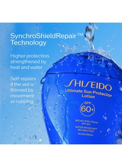 Shiseido Ultimate Sun Protector Lotion - 150 Ml - Invisible Broad-Spectrum Spf 60+ Sunscreen For Face & Body - Lightweight Formula - All Skin Types - Free Of Oxybenzone & Octinoxate  - Image 3