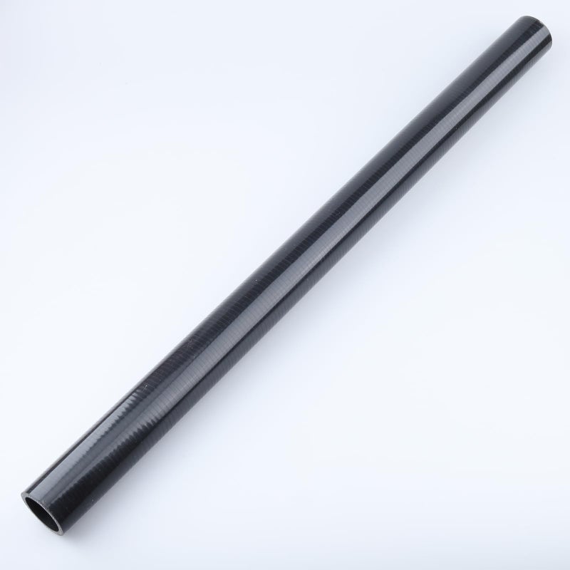 AC PERFORMANCE ID 1 25mm x 2 FT Length Air Intake Silicone Radiator Coolant Hose Black - Image 2