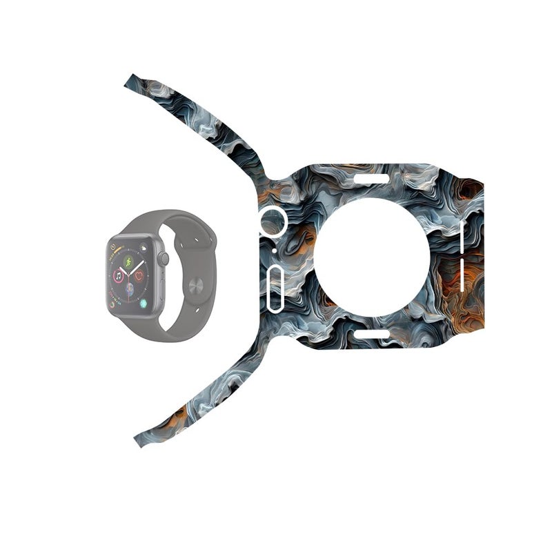 90STETHIX - متوافق مع ساعة آبل iWatch Series 4 (44mm) - غلاف جلد الساعة / ملصق جلد الفينيل (312) - Image 1