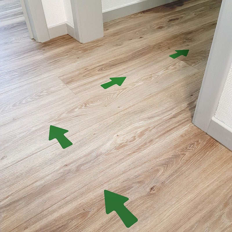imaggge.com 12 Arrows - Green - Signage and Orientation Stickers - Indoor and Outdoor - Directions, Arrow Course, Indications - Image 4