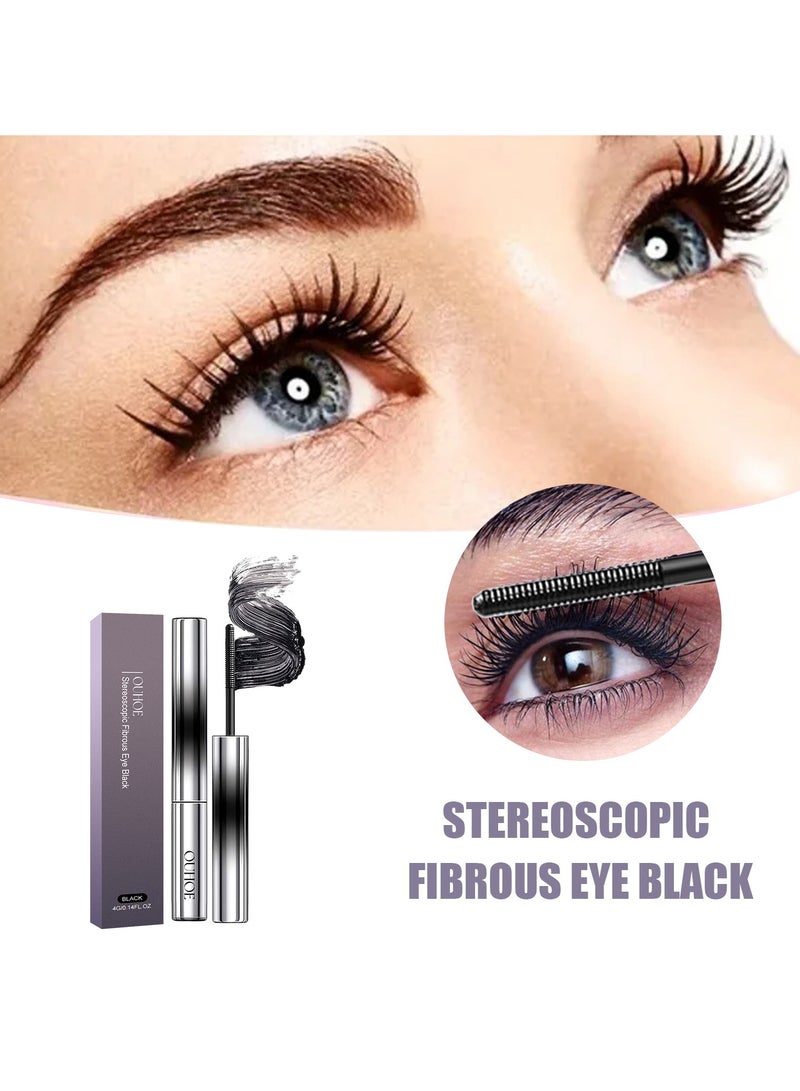 OUHOE Curl - enhancing mascara - Voluminous, curl - enhancing, waterproof, long, thick, curl - holding, non - smudging mascara - Image 5