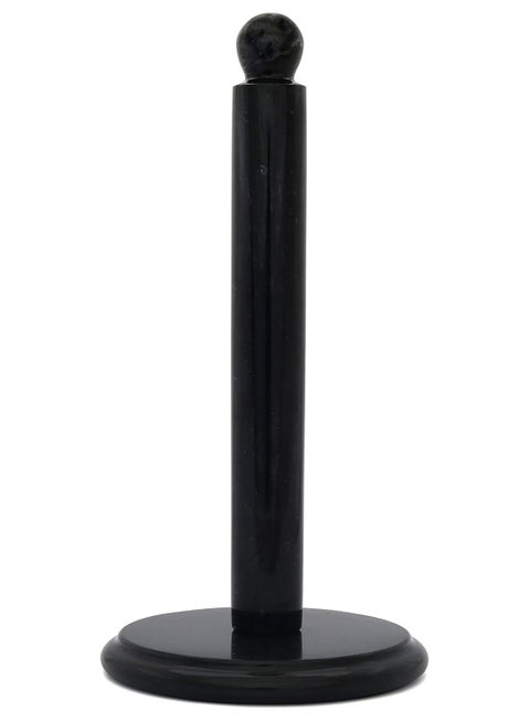 Radicaln Marble Paper Towel Holder 12.5" Inch Black Handmade Toilet Paper Holder Stand for Bathroom Accessories, Ideal Paper Towels, Kitchen Towel for Home Essentials