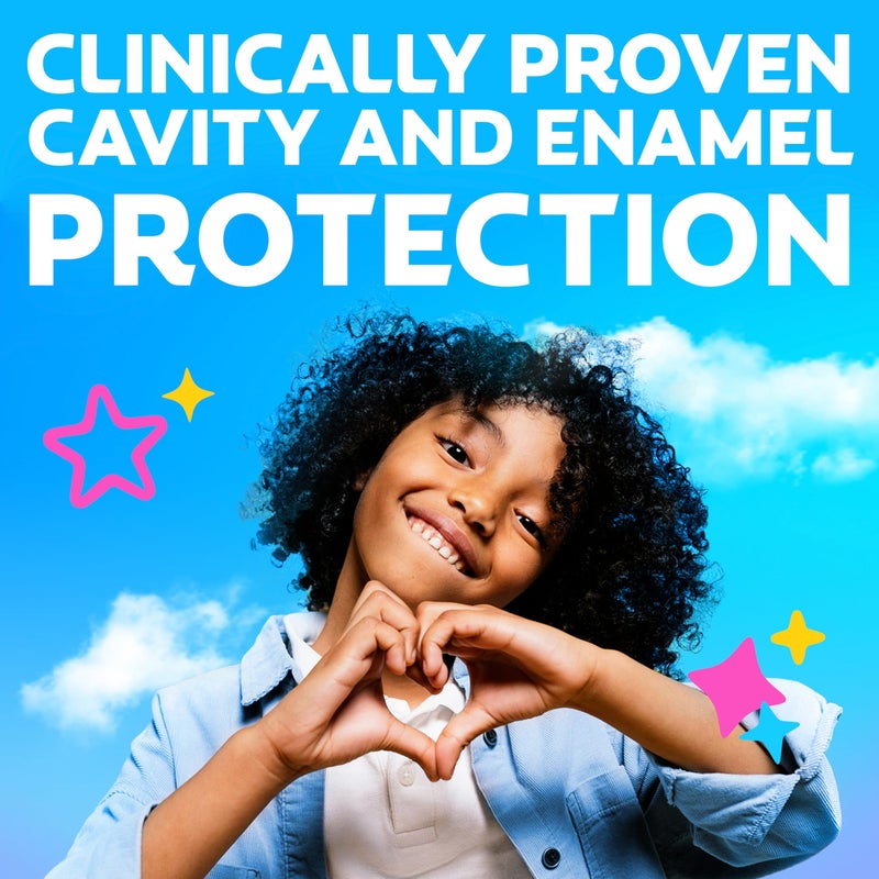 Colgate Kids Toothpaste Pump with Fluoride for Cavity Protection, Ages 6+, ADA Accepted, Bubble Fruit, 4.4 Ounce, 6 Pack - Image 5