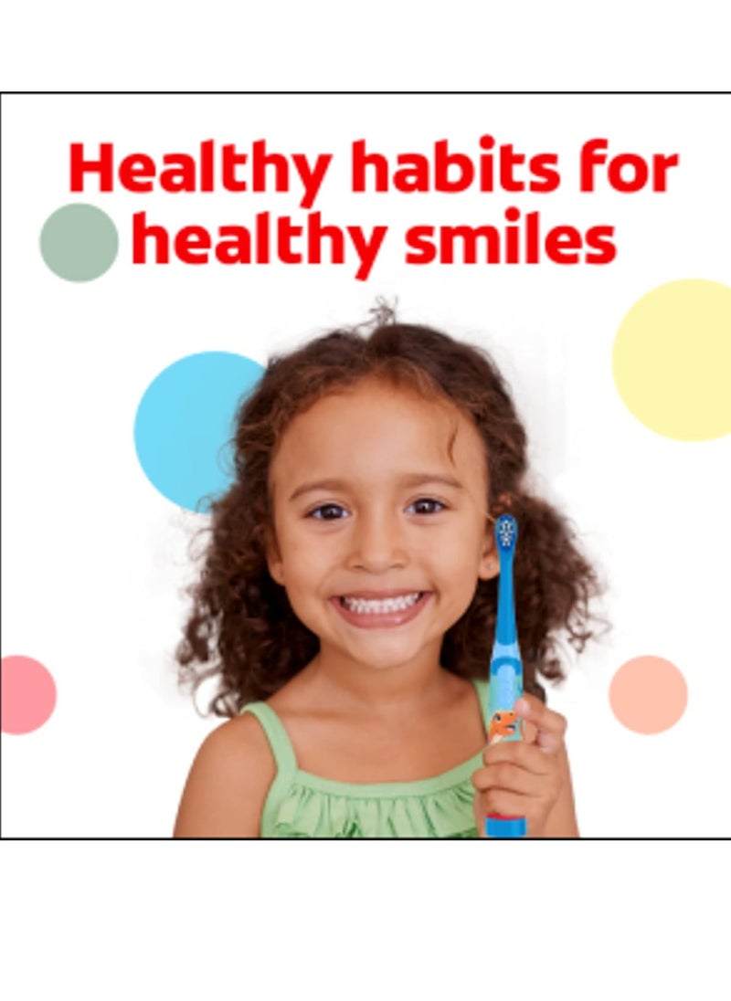 Colgate Colgate Kids Toothpaste Pump with Fluoride, Anticavity & Cavity Protection Toothpaste, For Ages 6+, Mild Bubble Fruit Flavor, 4.4 Ounce, 6 Pack  - Image 2