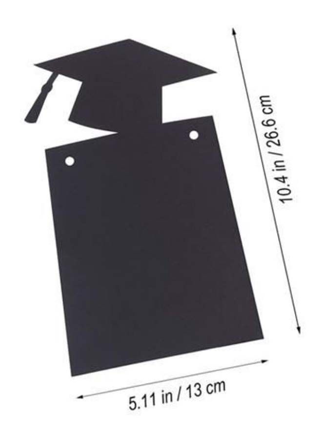 NIBEMINENT Graduation Party Decoration Congrats Grad Cap Photo Bunting Garland - Image 3