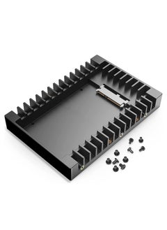 2.5 SSD SATA to 3.5 Hard Drive Adapter Internal Drive Bay Converter Mounting Bracket Caddy Tray for 7 / 9.5 / 12.5mm 2.5 inch HDD / SSD with SATA III Interface